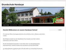 Tablet Screenshot of grundschule-handarpe.de